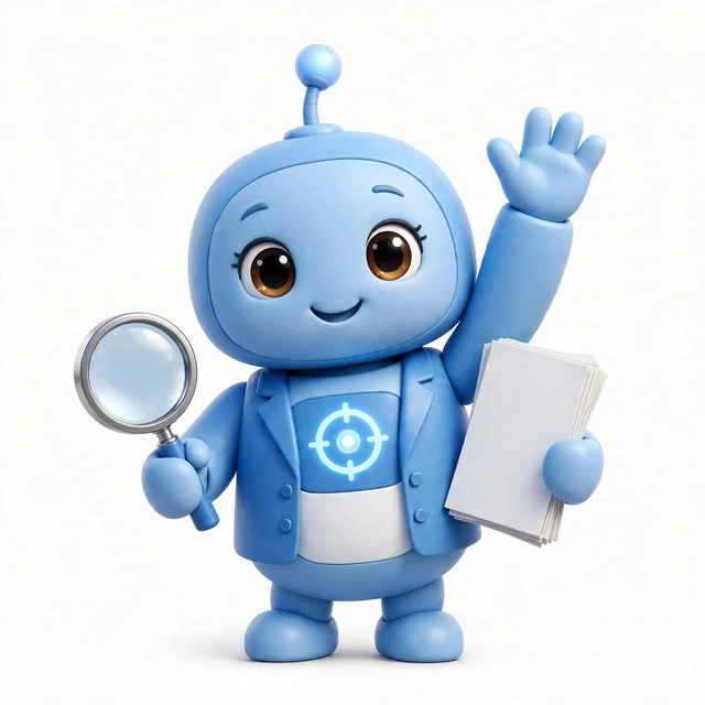 ApplicantAgent mascot — a robot dressed for the job
