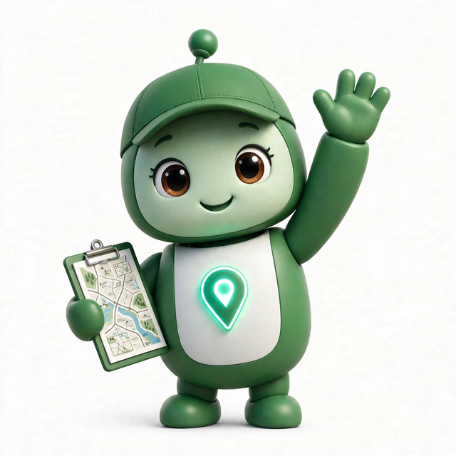 GovAgent mascot — a robot dressed for the job