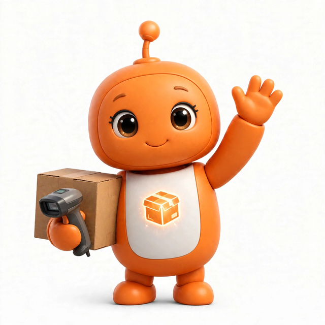 HaulAgent mascot — a robot dressed for the job